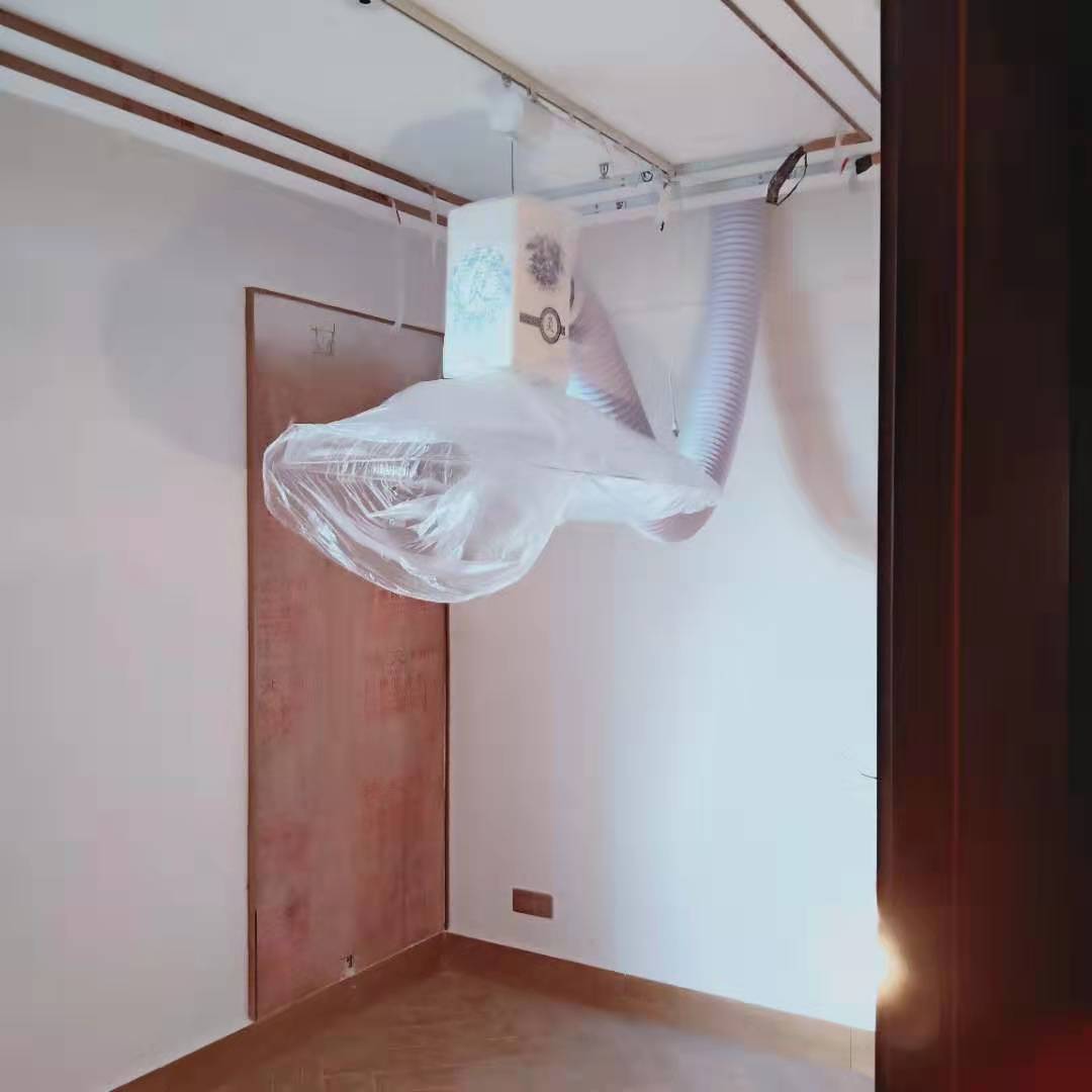 長(zhǎng)沙(華仔)艾灸排煙設(shè)備安裝完工