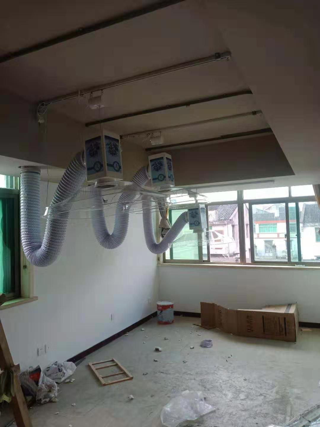 (華仔)溫州艾灸排煙系統(tǒng)安裝完工